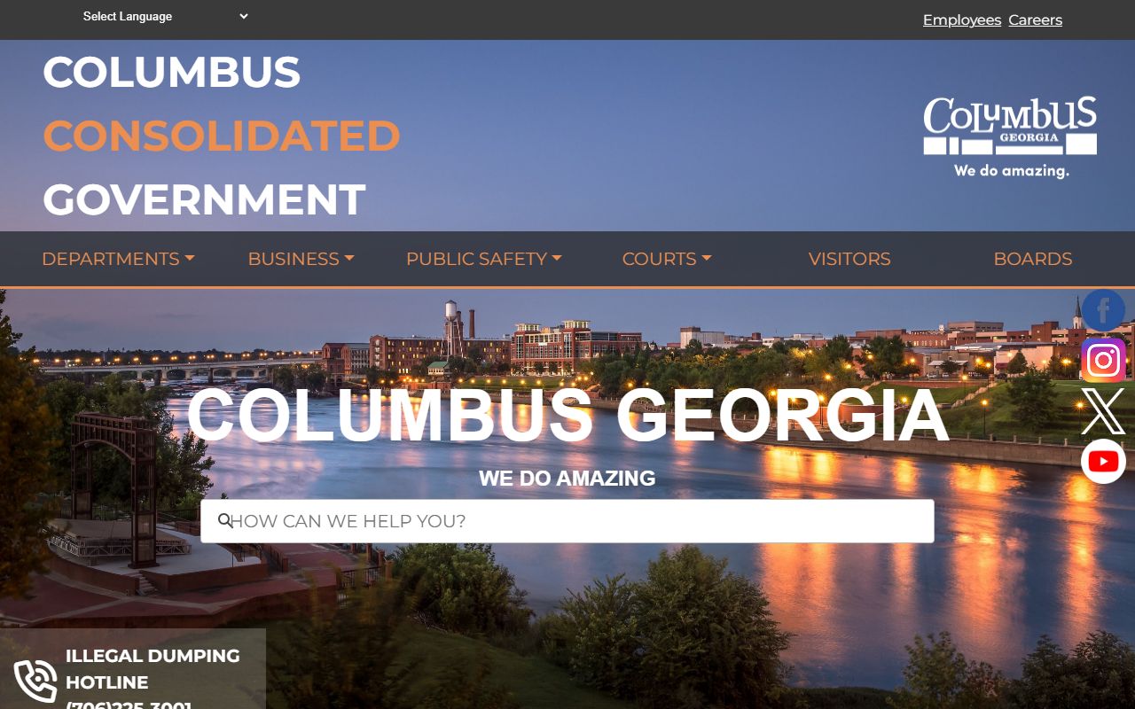 Columbus consolidated government website for criminal court records lookup