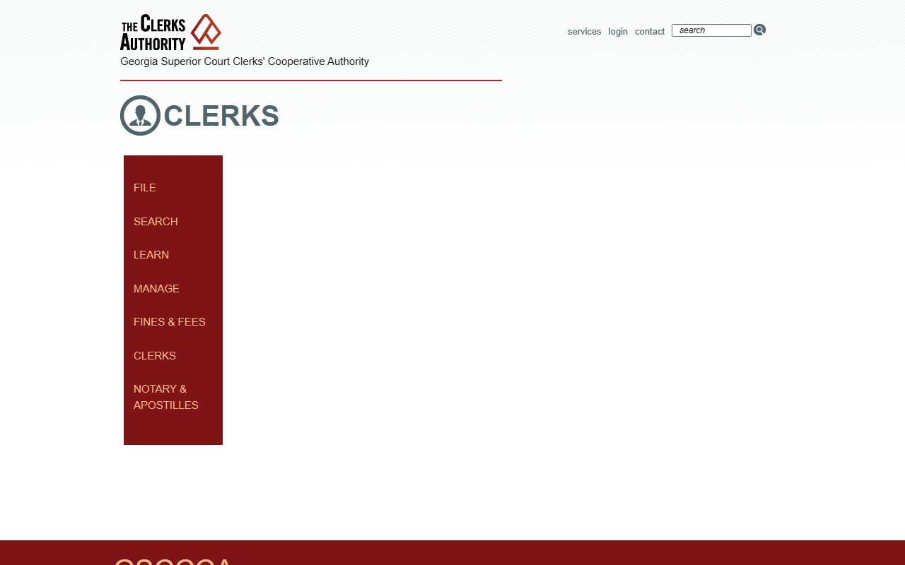 GSCCCA Wilkes County clerk page for criminal court records